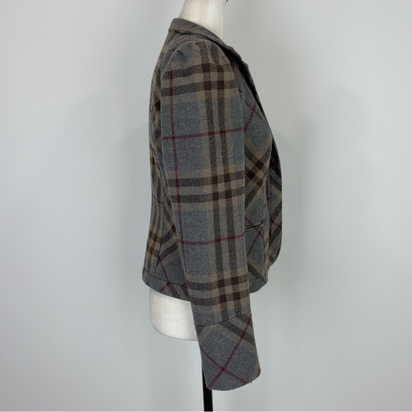 Mario Serrani grey plaid jacket - Picture 3 of 8